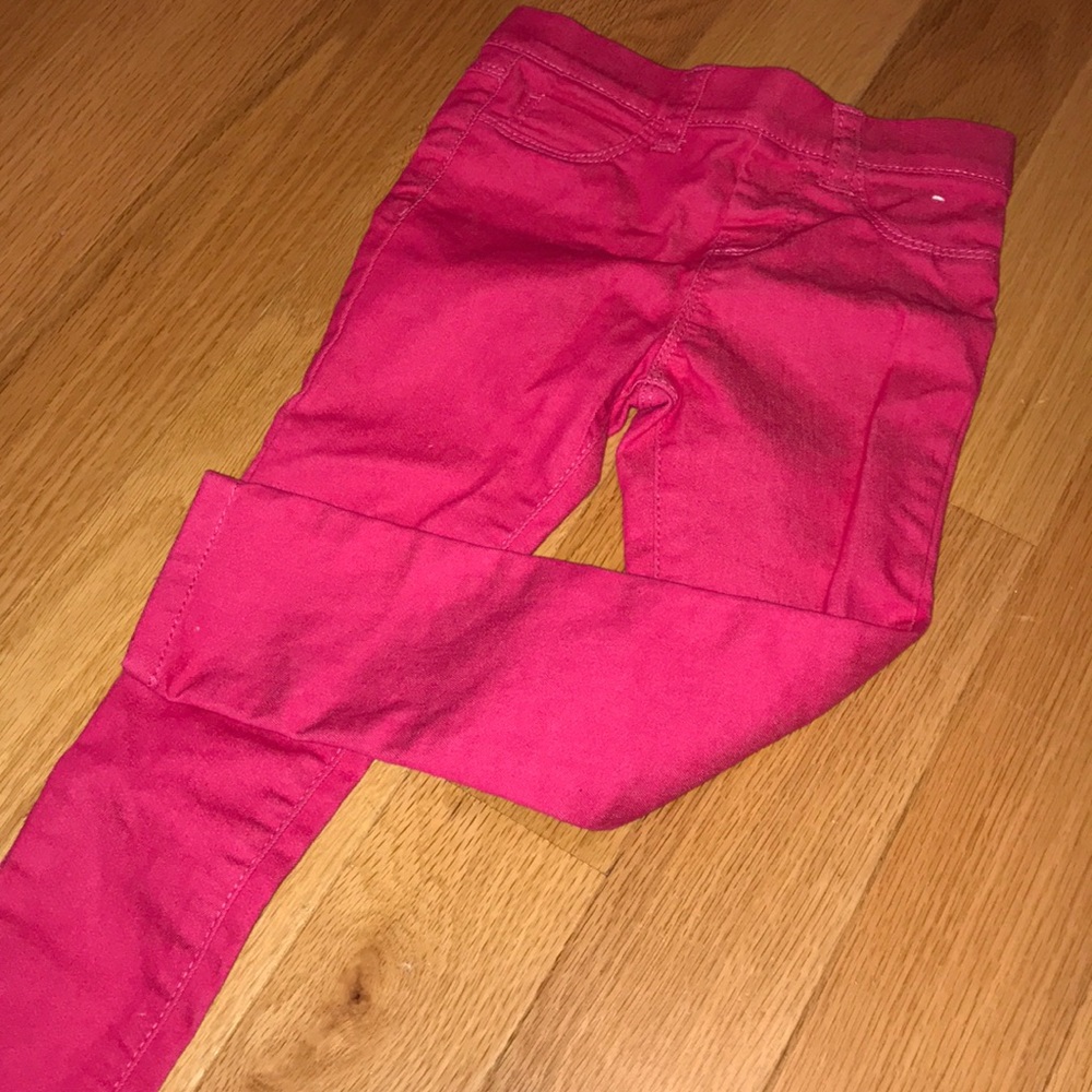Toddler pink jeggings